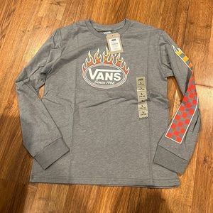 NWT VANS long sleeve tee sz L